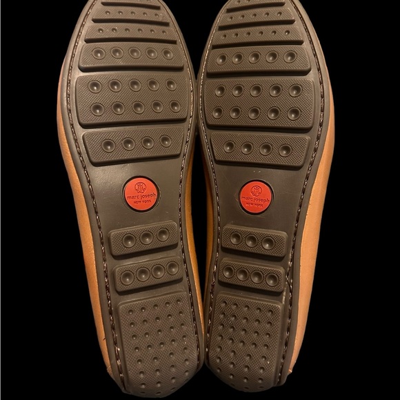 NWOB Marc Joseph New York Nebraska (tan napa) Men’s Leather Shoes Loafers 9.5 - Picture 3 of 10